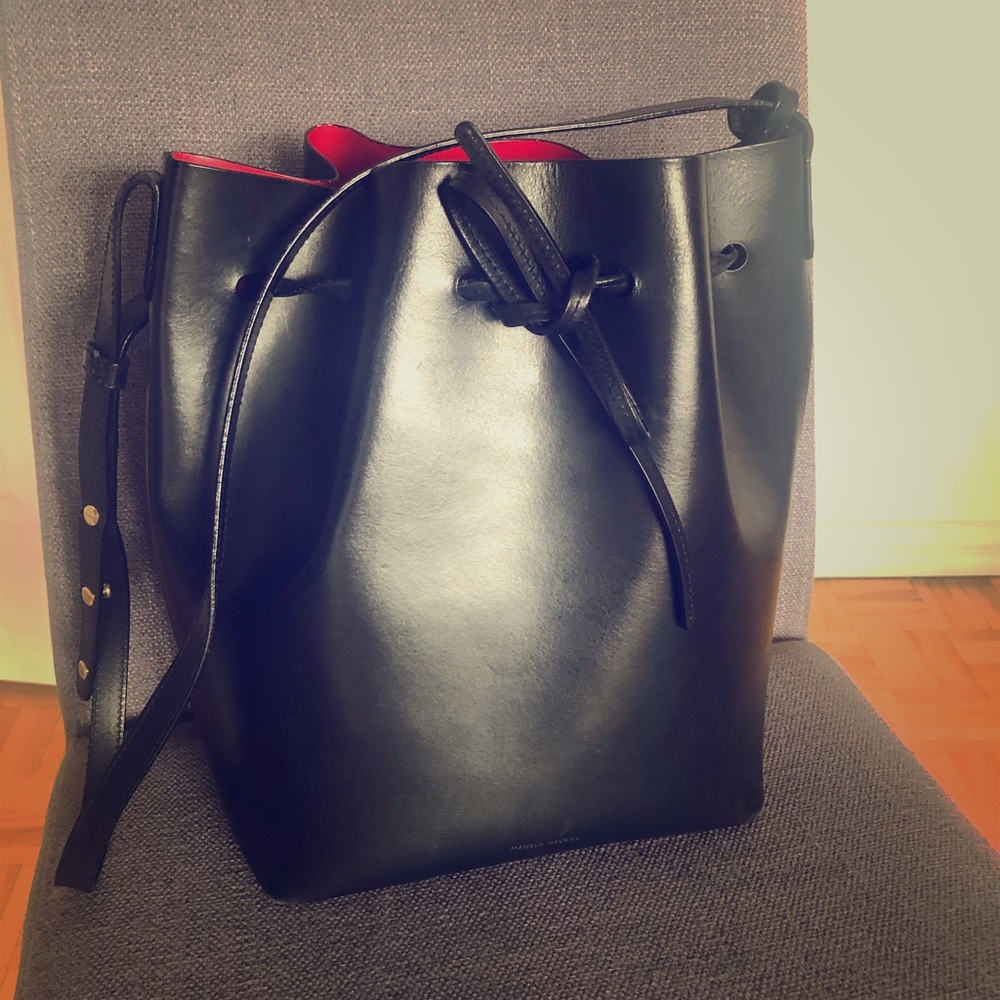Mansur Gavriel iconic large bucket bag